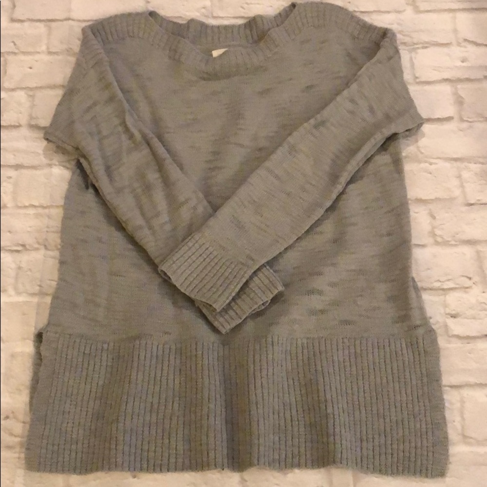 Grey Lou & Grey burnt out sweater. Sz L (fits M)